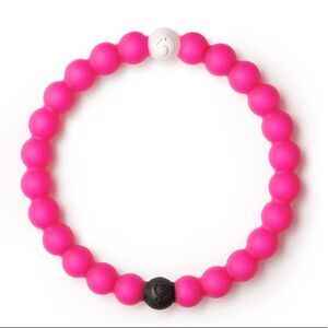 NWT Lokai Bracelet Pink Find Your Balance Breast Cancer Awareness S Beaded